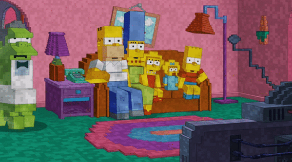 Nawet Simpsonowie lubią Minecrafta, Notch jest zmieszany