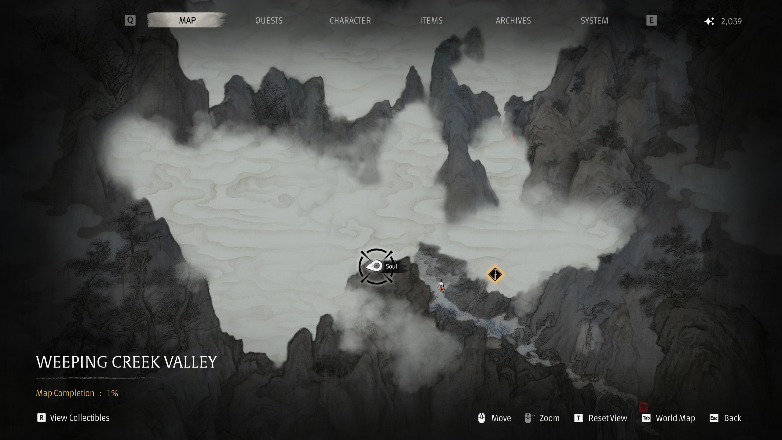 Phantom Blade Zero - Wszystkie archives, collectibles i przedmioty kolekcjonerskie w Weeping Creek Valley