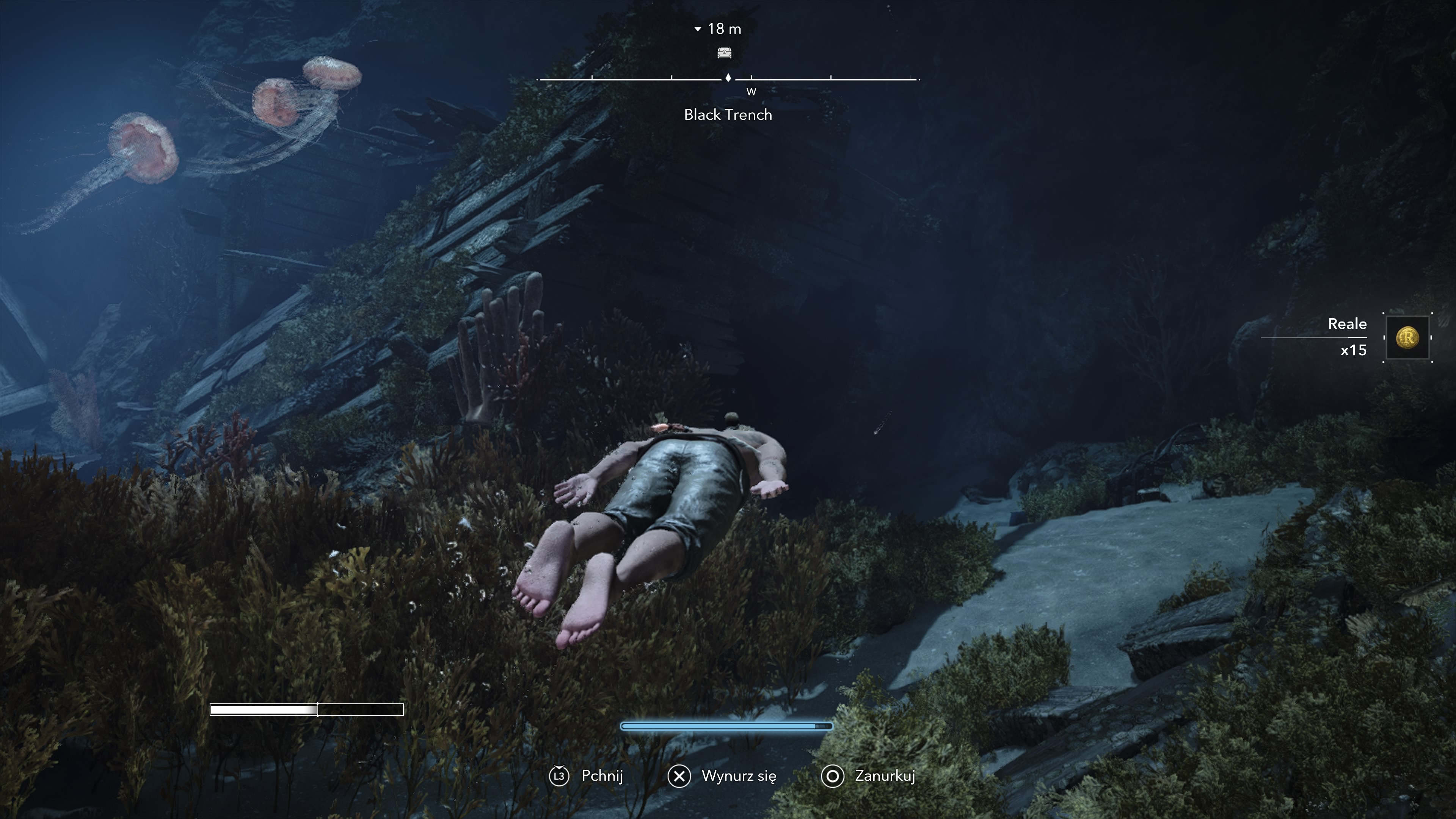 Assassin's Creed Black Flag Resynced - Wrak Black Trench: skrzynie i sekrety