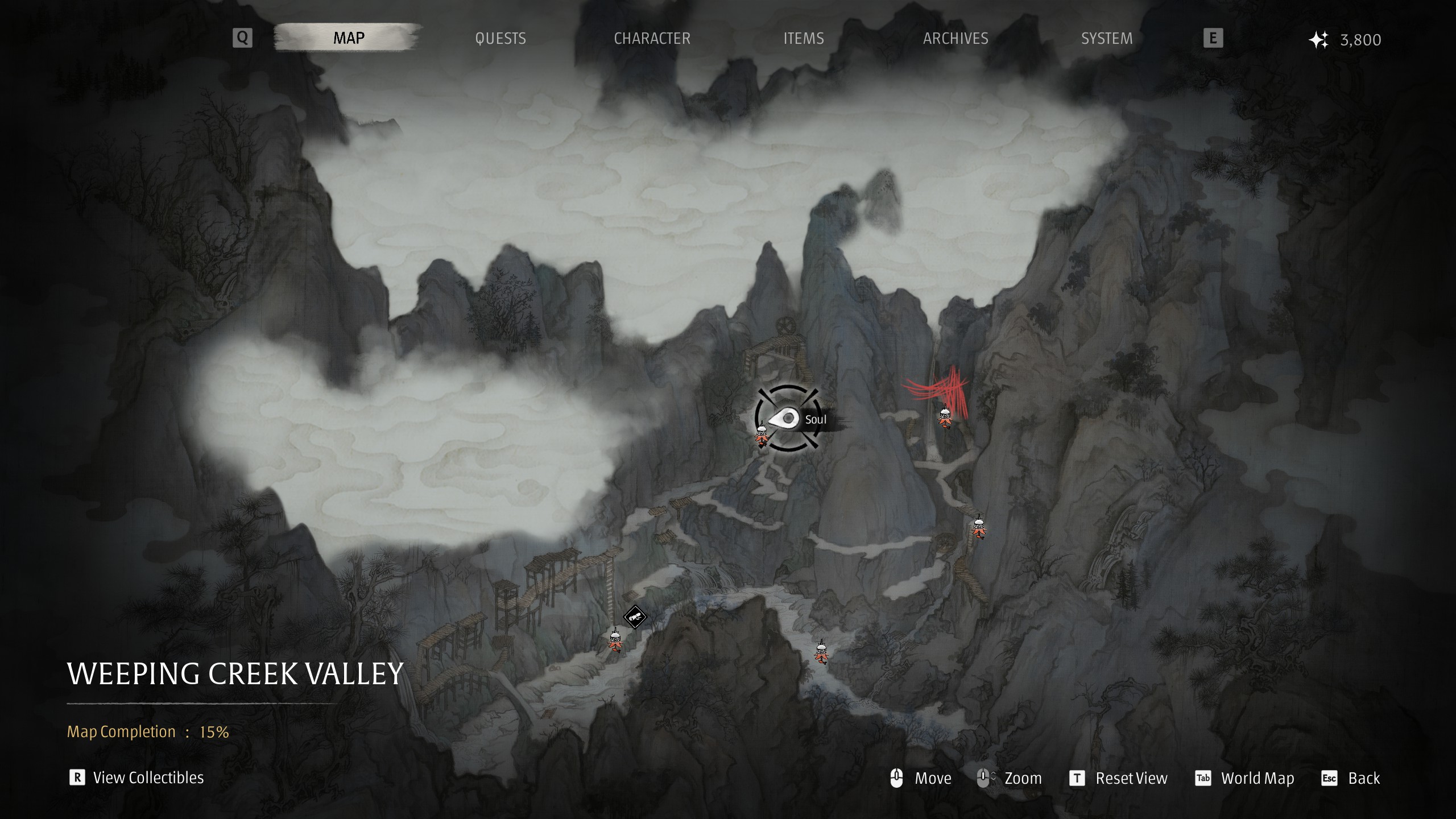 Phantom Blade Zero - Wszystkie archives, collectibles i przedmioty kolekcjonerskie w Weeping Creek Valley