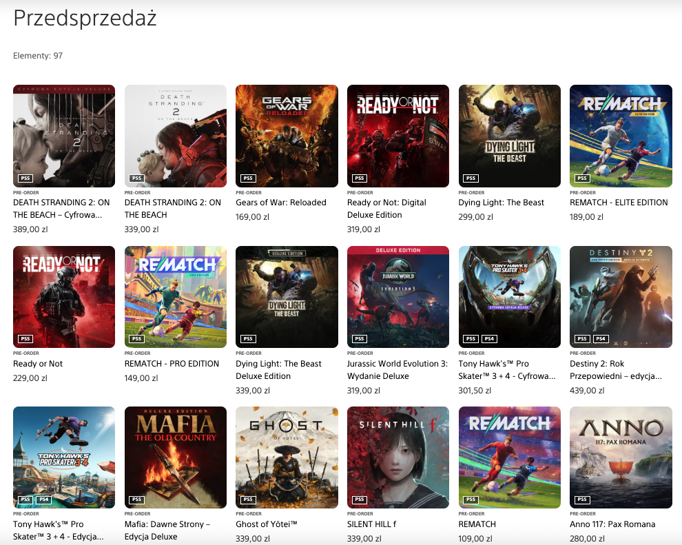 Gearsy na PlayStation Store
