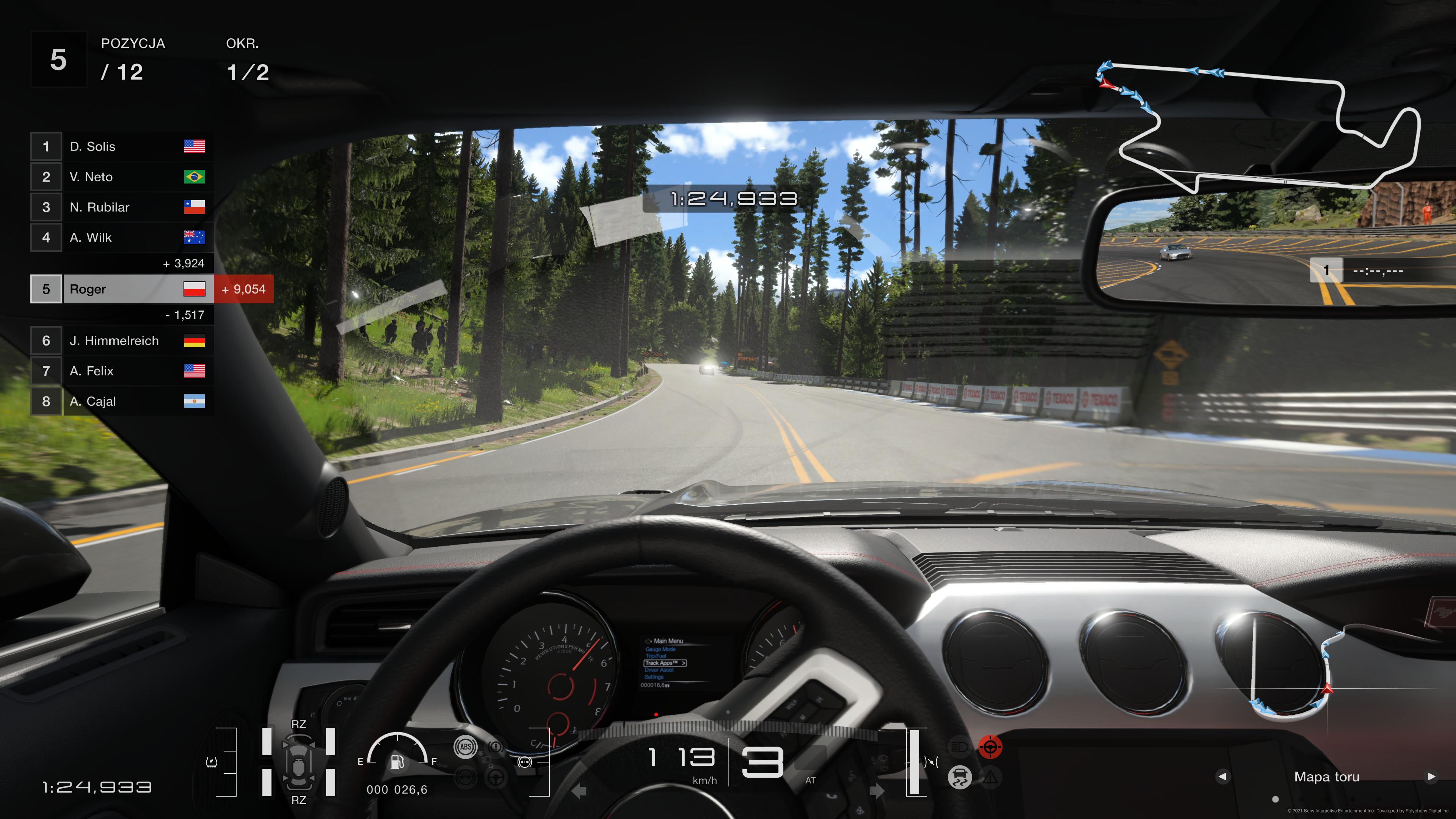 Gran Turismo 7 recenzja - widok z kokpitu 