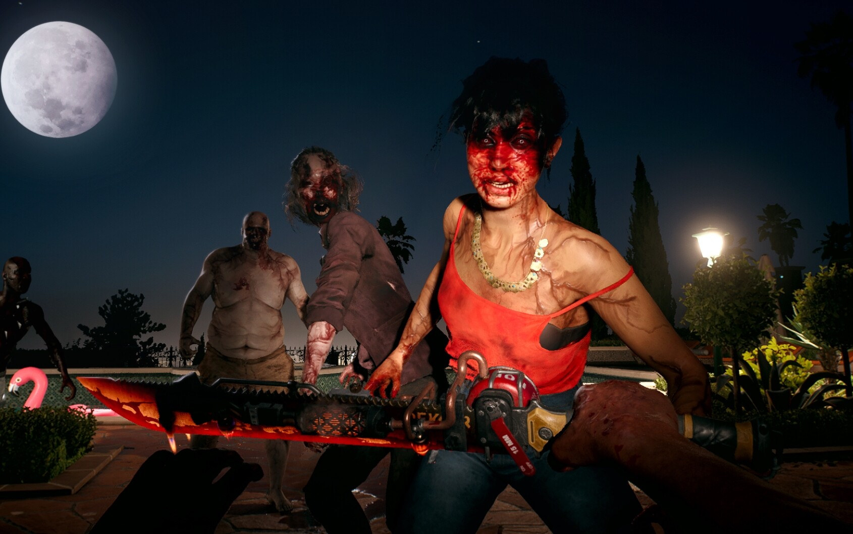 Dead Island 2 - preview - walka w nocy