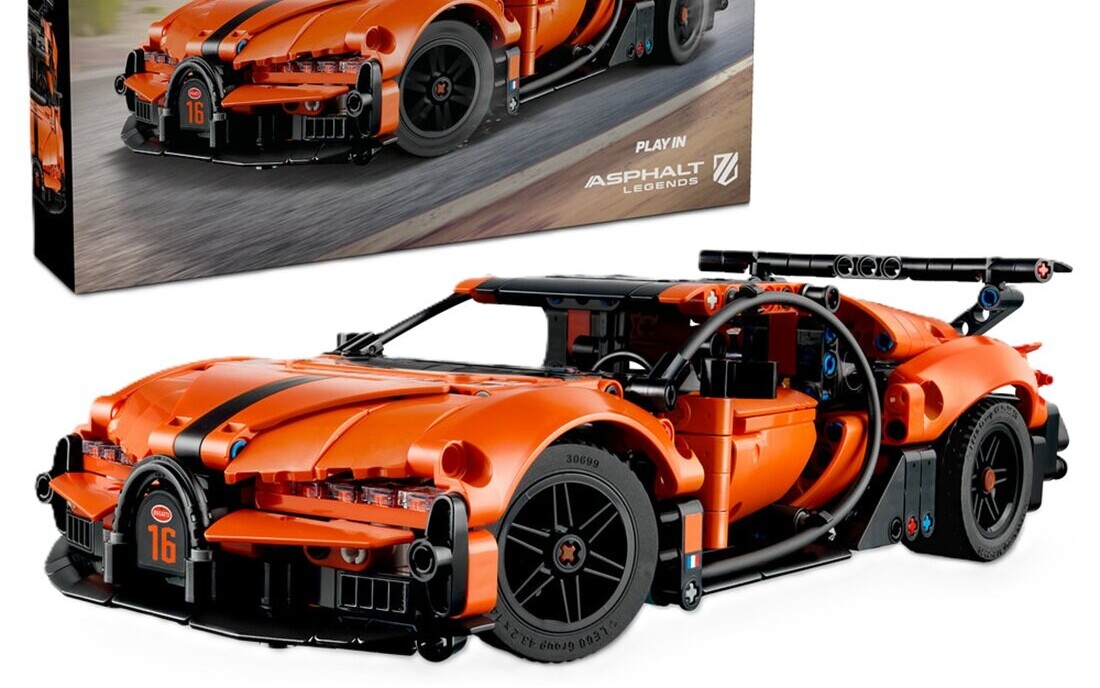 Zestaw LEGO Technic z hipersamochodem Bugatti Chiron Pur Sport za 199 zł zamiast 289 zł