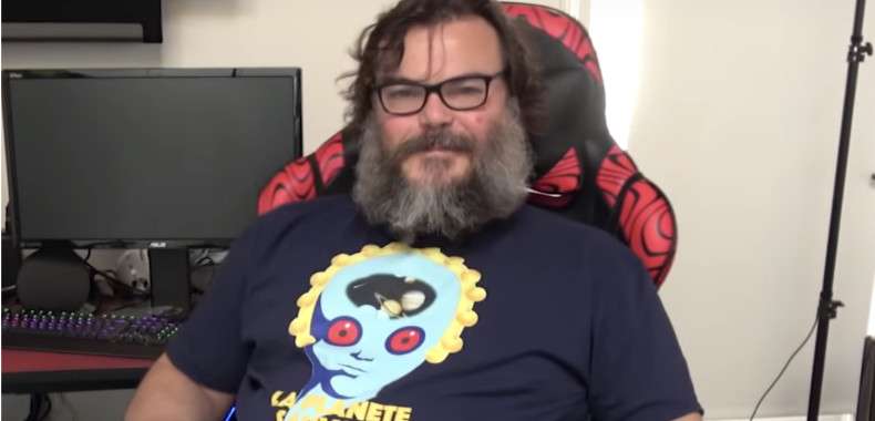 Jack Black. Aktor opublikował pierwszy gamingowy film na swoim nowym kanale Youtube