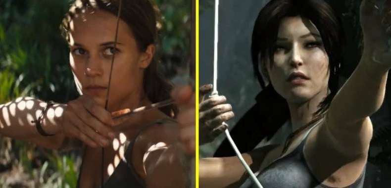 Film Tomb Raider to kopia gry z 2013 roku. Niektóre sceny żywcem wyjęte z produkcji Crystal Dynamics