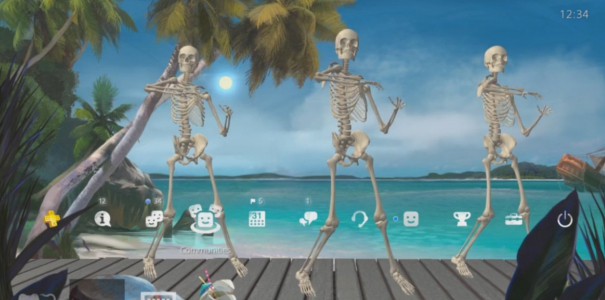 Seksi kukurydza, tańczące szkielety i inne dziwne motywy dynamiczne dla menu PlayStation 4