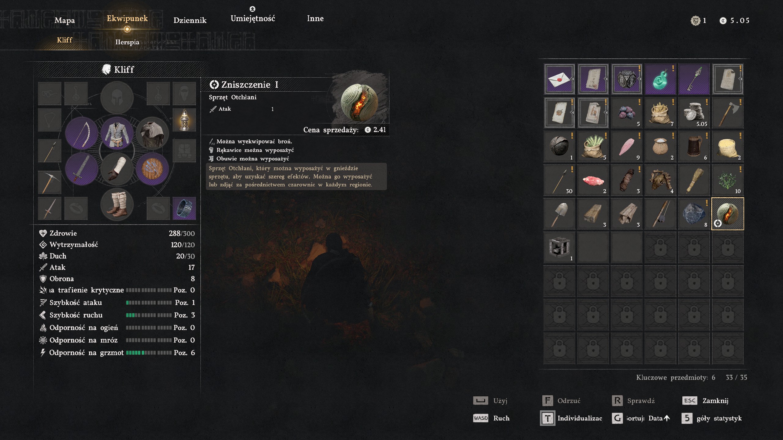 Crimson Desert - Sprzęt otchłani, gniazda wyposażenia, efekty, czarownice