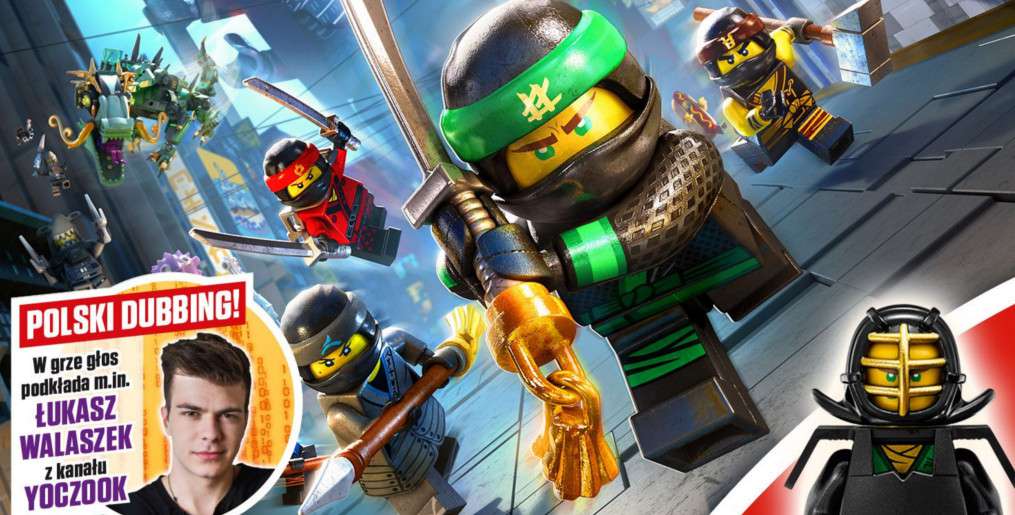 Lego Ninjago Movie - Gra wideo. W polskiej wersji głosu użyczy YouTuber