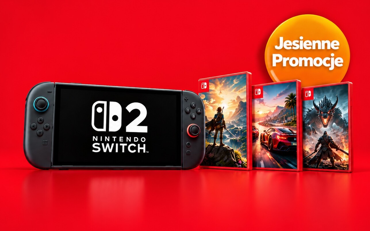 Jesienne promocje na gry i konsolę Nintendo Switch 2. Ceny zaczynają się już od 56 zł