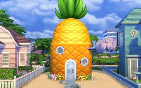 Simowie będą mogli zamieszkać w ananasie. Nadchodzi crossover The Sims 4 ze światem SpongeBoba