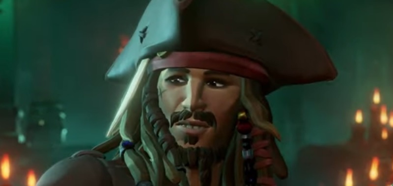 Sea of Thieves zaprasza graczy na piracką przygodę. Jack Sparrow w grze Rare