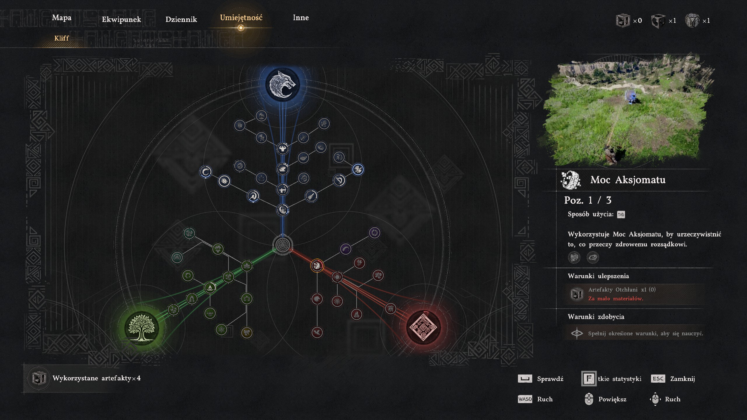 Crimson Desert - Aksjomat, łapanie, przeciąganie, układanie przedmiotów za pomocą rękawicy