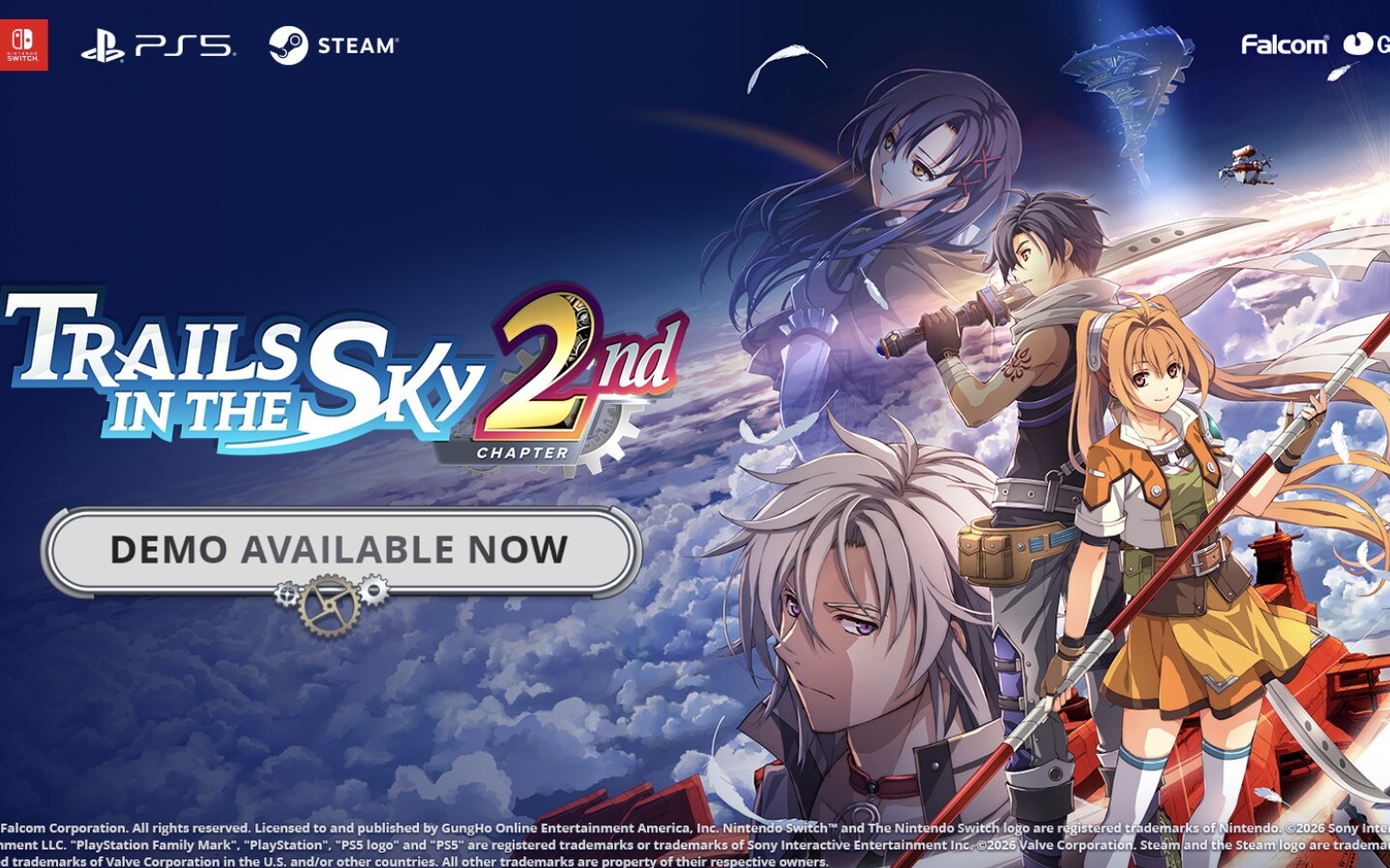 Kontynuacja zeszłorocznego hitu jRPG dostała demo. Trails in the Sky 2nd Chapter już za progiem