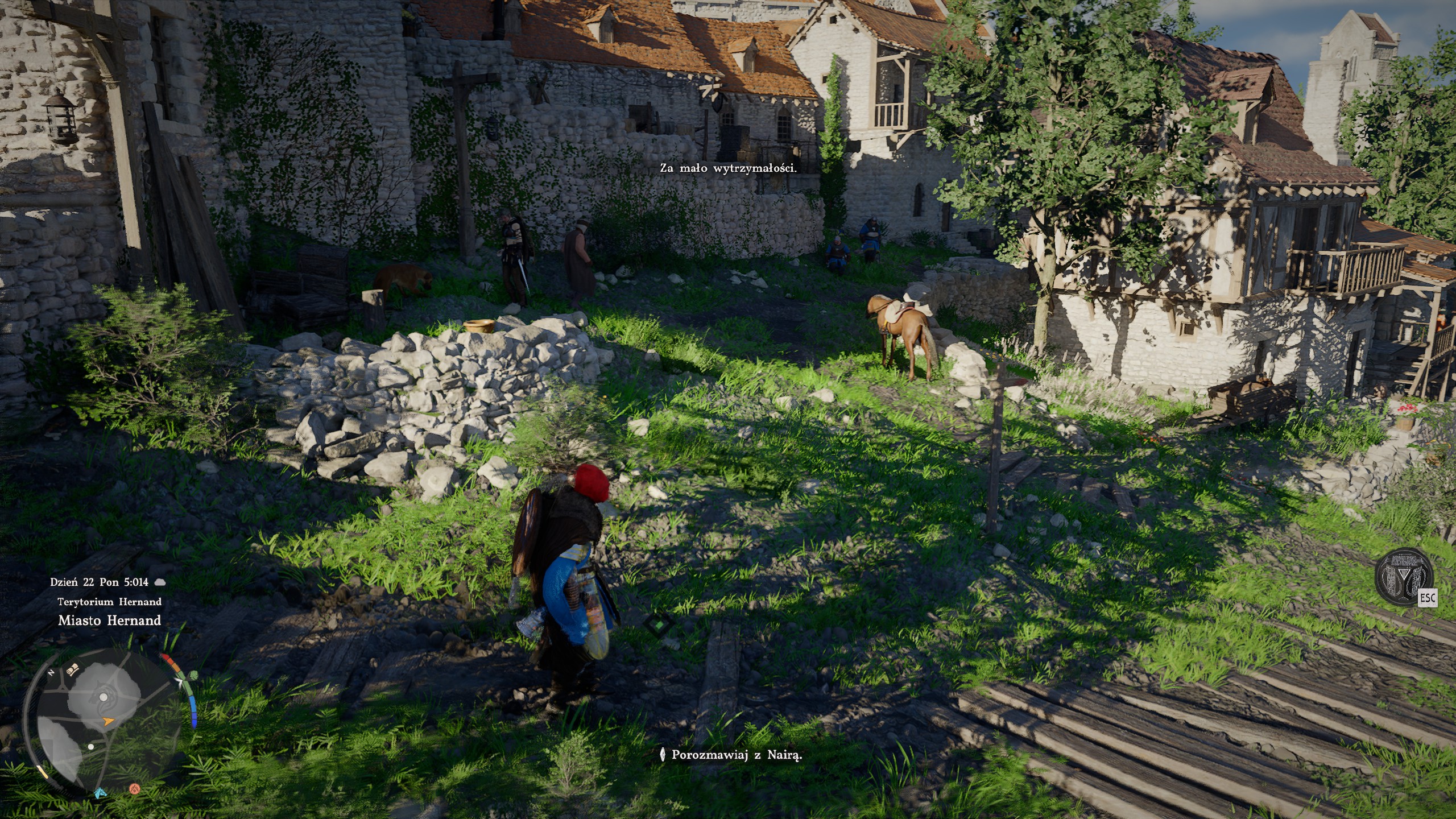 Crimson Desert - Maruda i uparciuch: Andrew, Naira, kłótnia, piesek, miasto, chude mięso