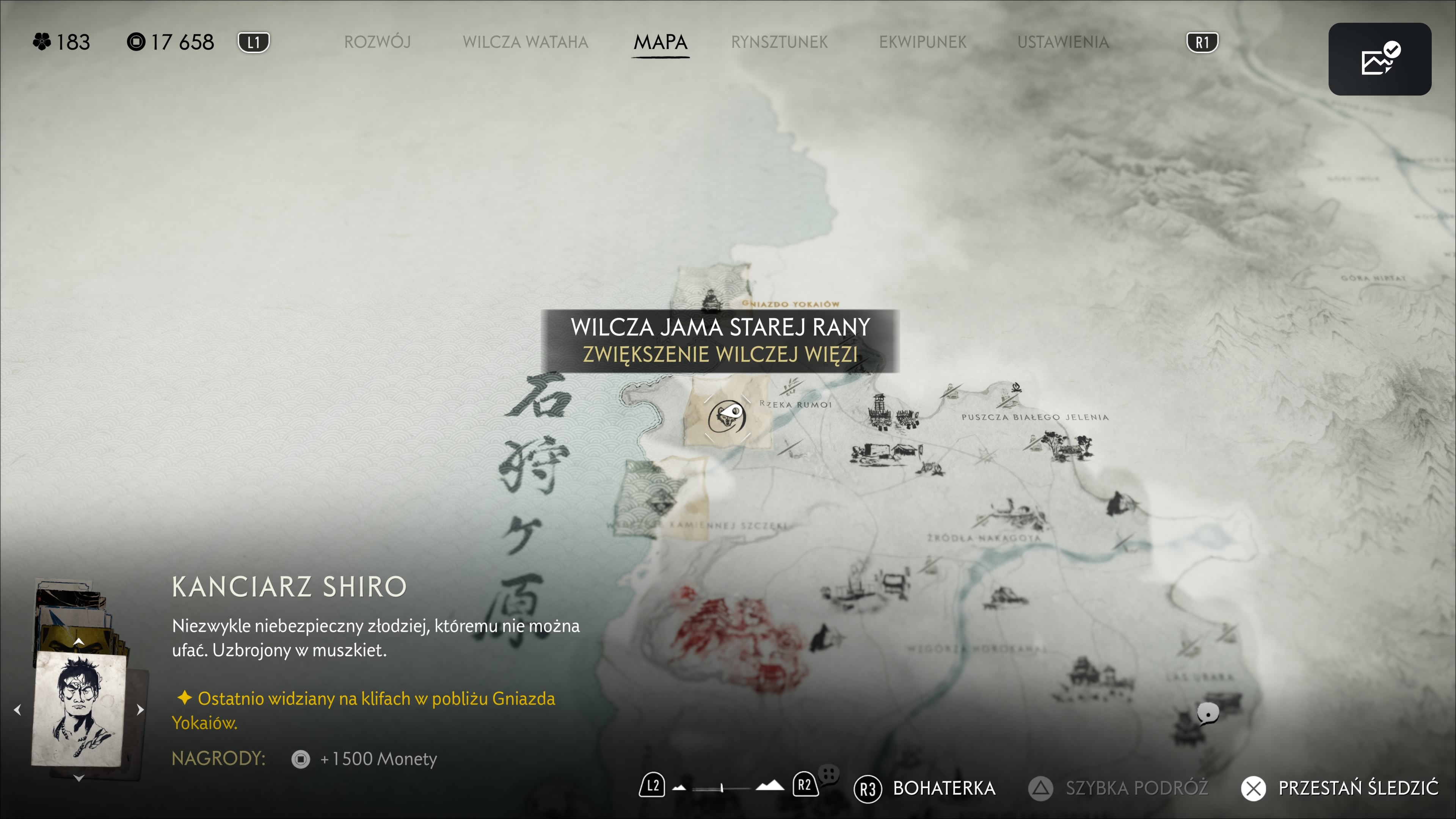Ghost of Yotei - Nizina Ishikari: Wilcze jamy i wilcza więź