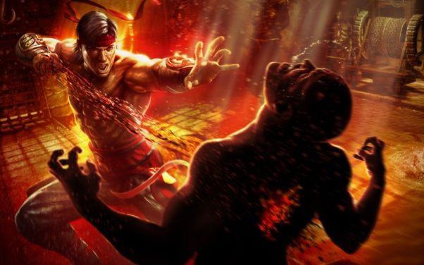 Liu Kang oraz Kung Lao przedstawiają swoje sztuczki w Mortal Kombat X