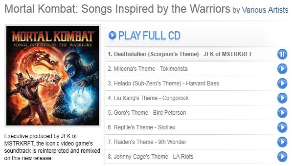 Remixy z Mortal Kombat - za darmo!