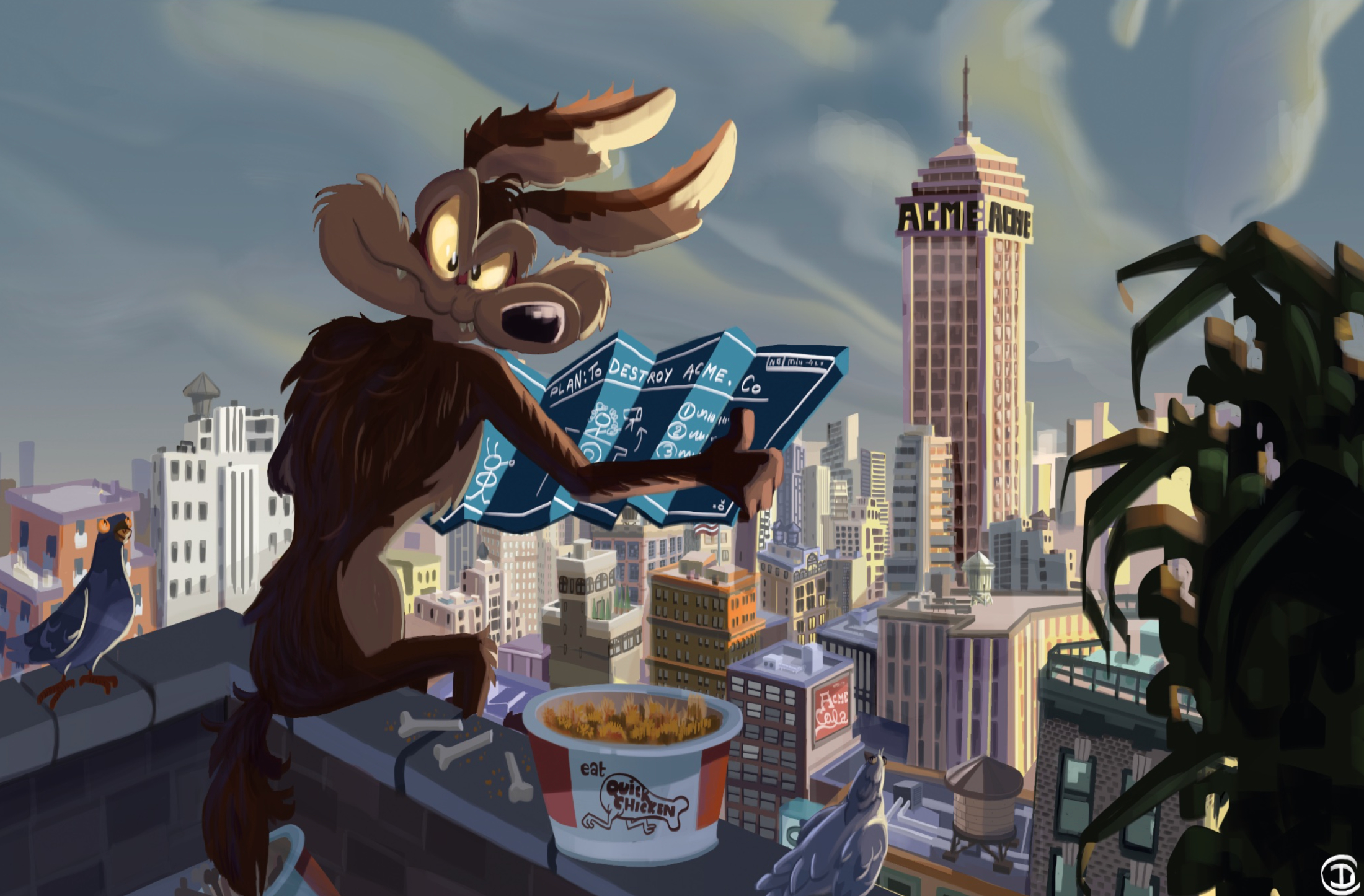 Coyote vs. Acme SDCC 2025 - kojot i jego nowy plan