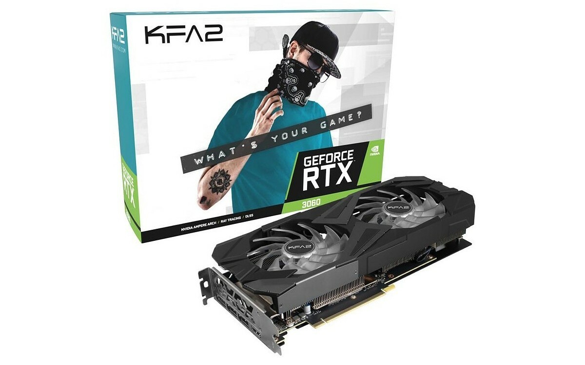 KFA2 GeForce RTX 3060 1-Click OC Feature 8GB GDDR6