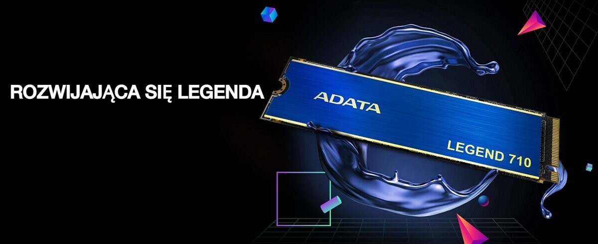 Bardzo tani dysk SSD z 2 TB do PC - tylko dziś ADATA Legend 710 za 799 zł