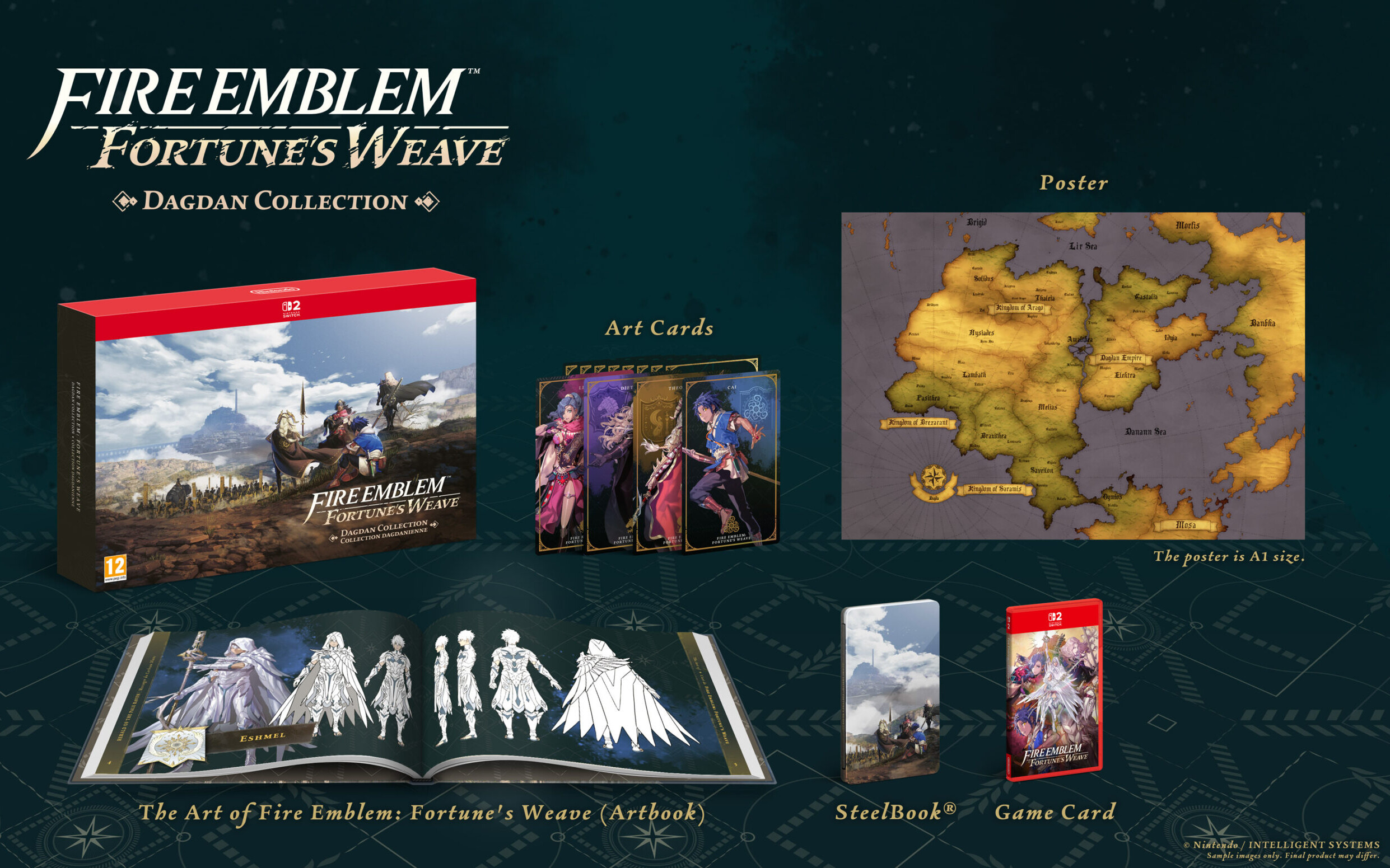 Piękne wydanie Fire Emblem: Fortune's Weave za 558 zł na Nintendo Switch 2. W nim 4 fizyczne dodatki