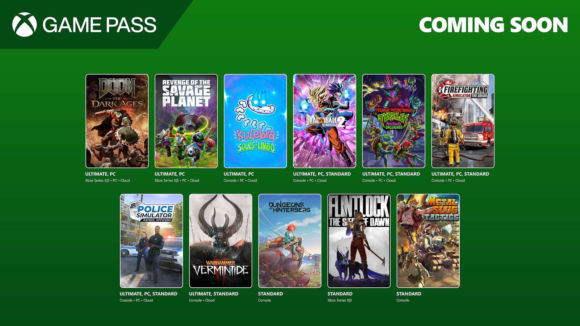 Xbox Game Pass - maj 2025