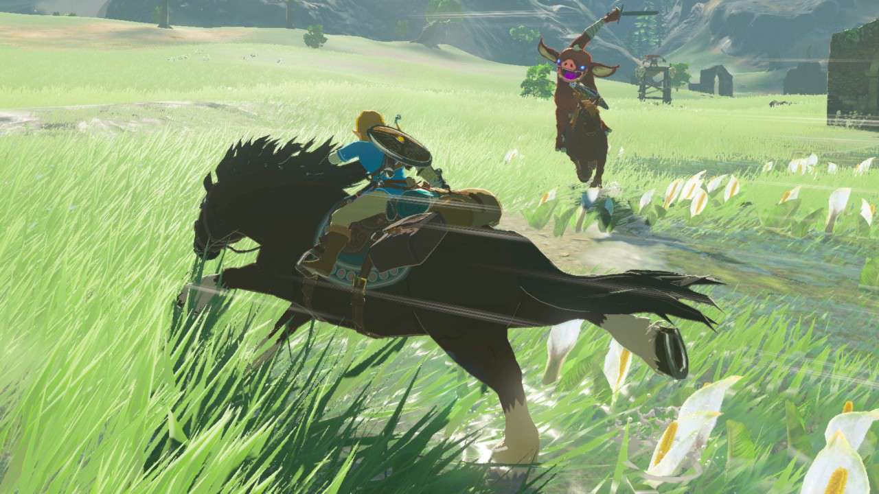 The Legend of Zelda: Breath of the Wild. Grafika na Wii U prawie identyczna jak na Switch