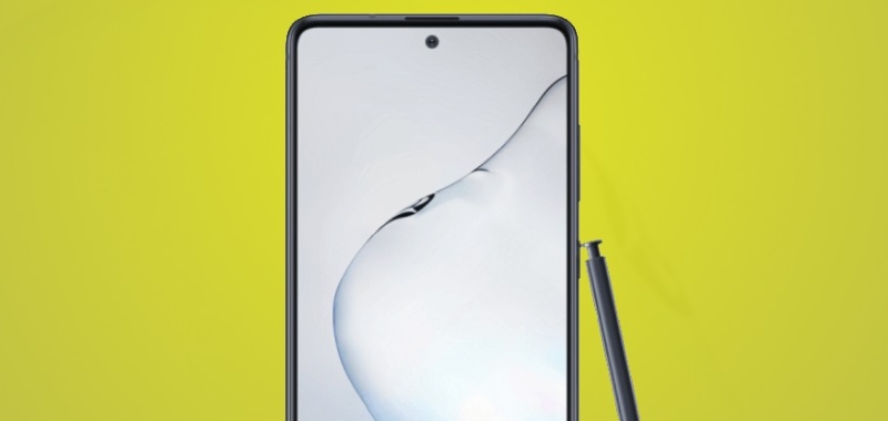 Samsung Galaxy Note 10 Lite na oficjalnych materiałach. Sprzęt w bardzo dobrej cenie