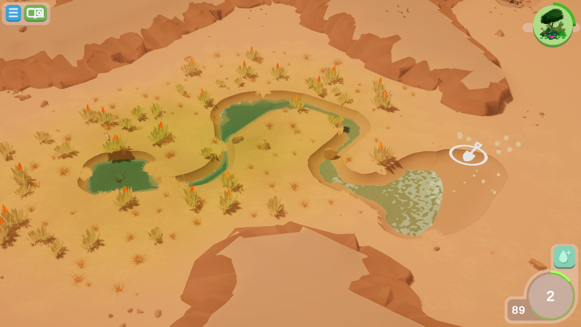 WATERFUL: a tiny oasis builder #6