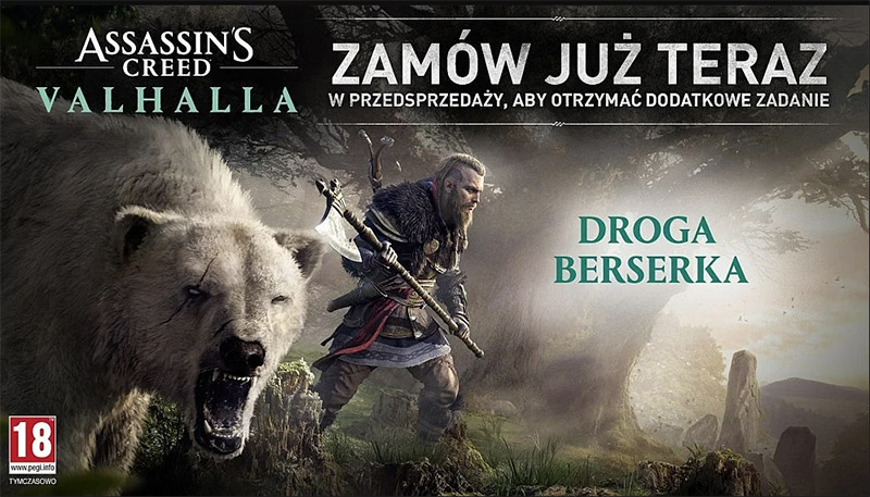 Assassin’s Creed Valhalla w Media Expert - zamów teraz i zgarnij bonusowe zadanie w grze