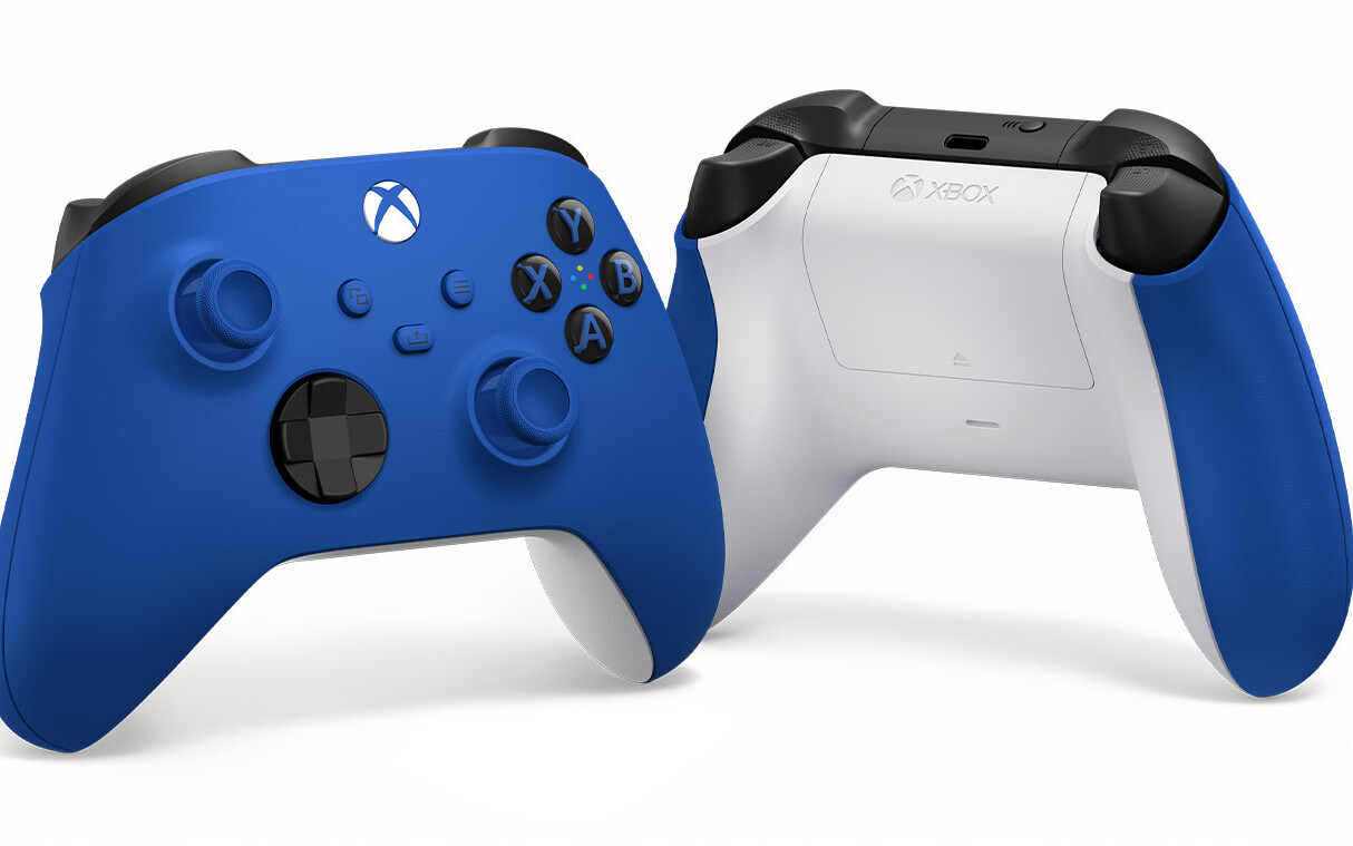 shock blue pad xbox