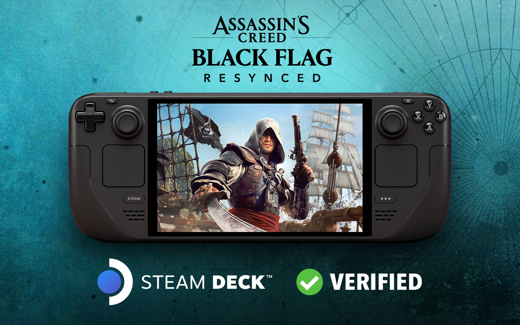 Assassin’s Creed Black Flag Resynced na małym ekranie! Gra z pełnym wsparciem Steam Decka