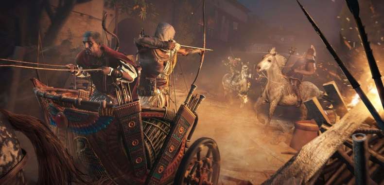Assassin’s Creed: Origins. Gameplay prezentuje wyszkolonego bohatera i świetną walkę