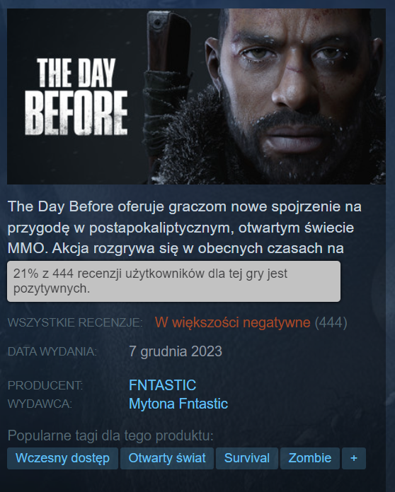 The Day Before - Steam #2