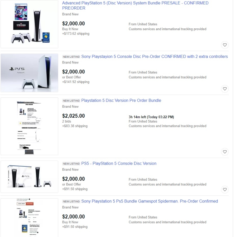 PS5 odsprzedawane na aukcjach za astronomiczne kwoty. Gracze wykorzystują braki w dostępności PlayStation 5