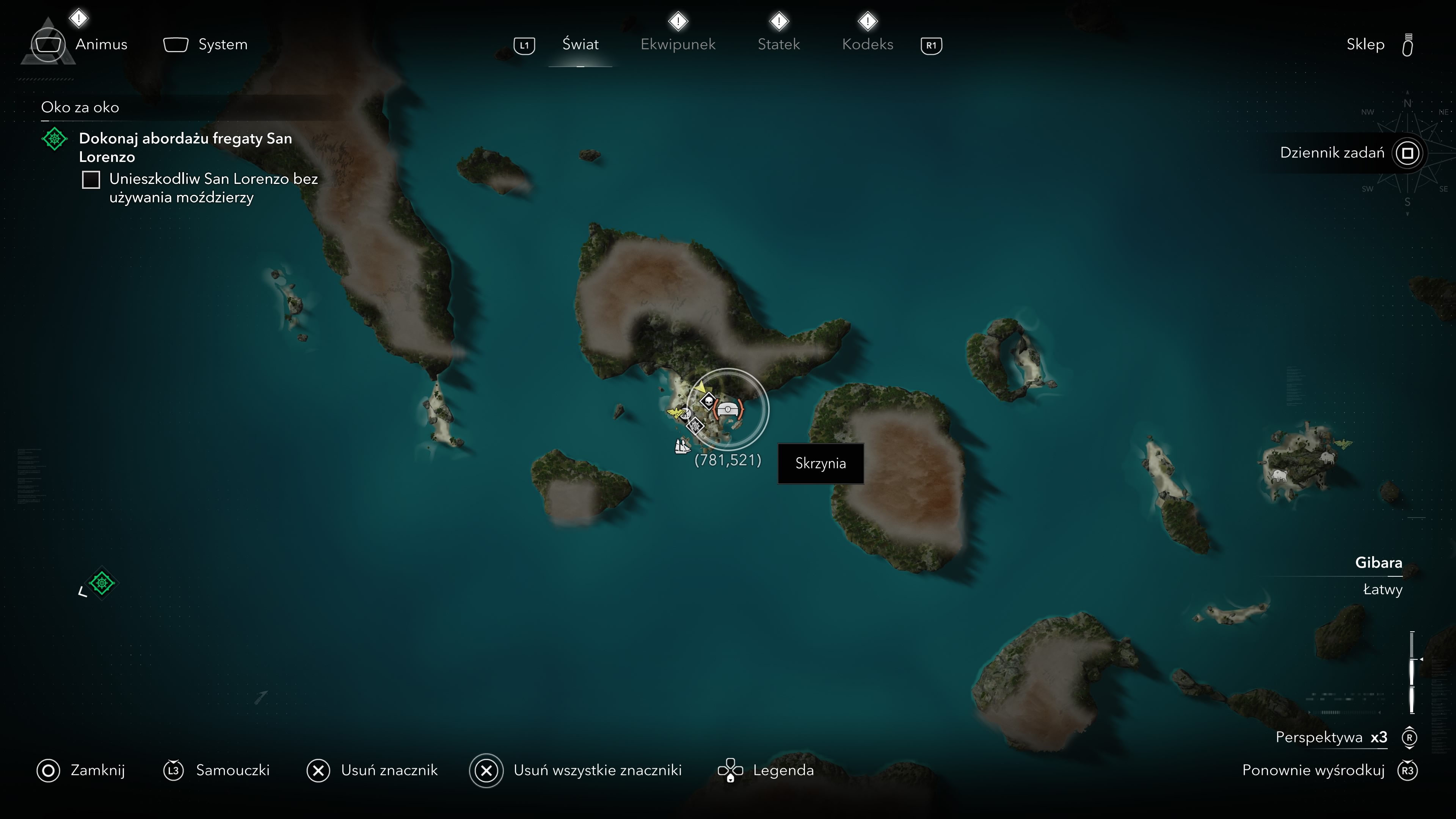 Assassin's Creed Black Flag Resynced - Skrzynie na Crooked Island
