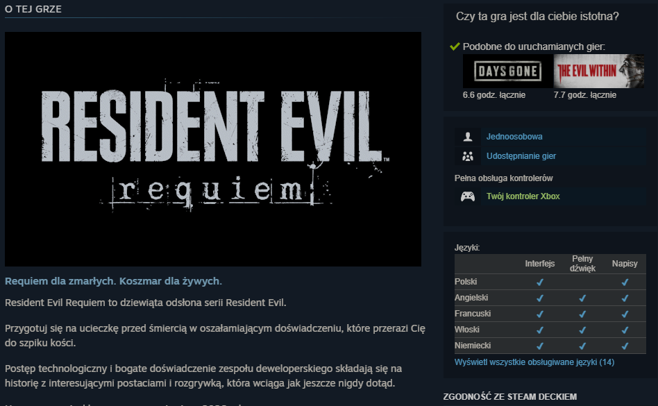 Resident Evil 9 (Requiem) z ogromną niespodzianką dla Polaków?! Tego się nie spodziewaliśmy
