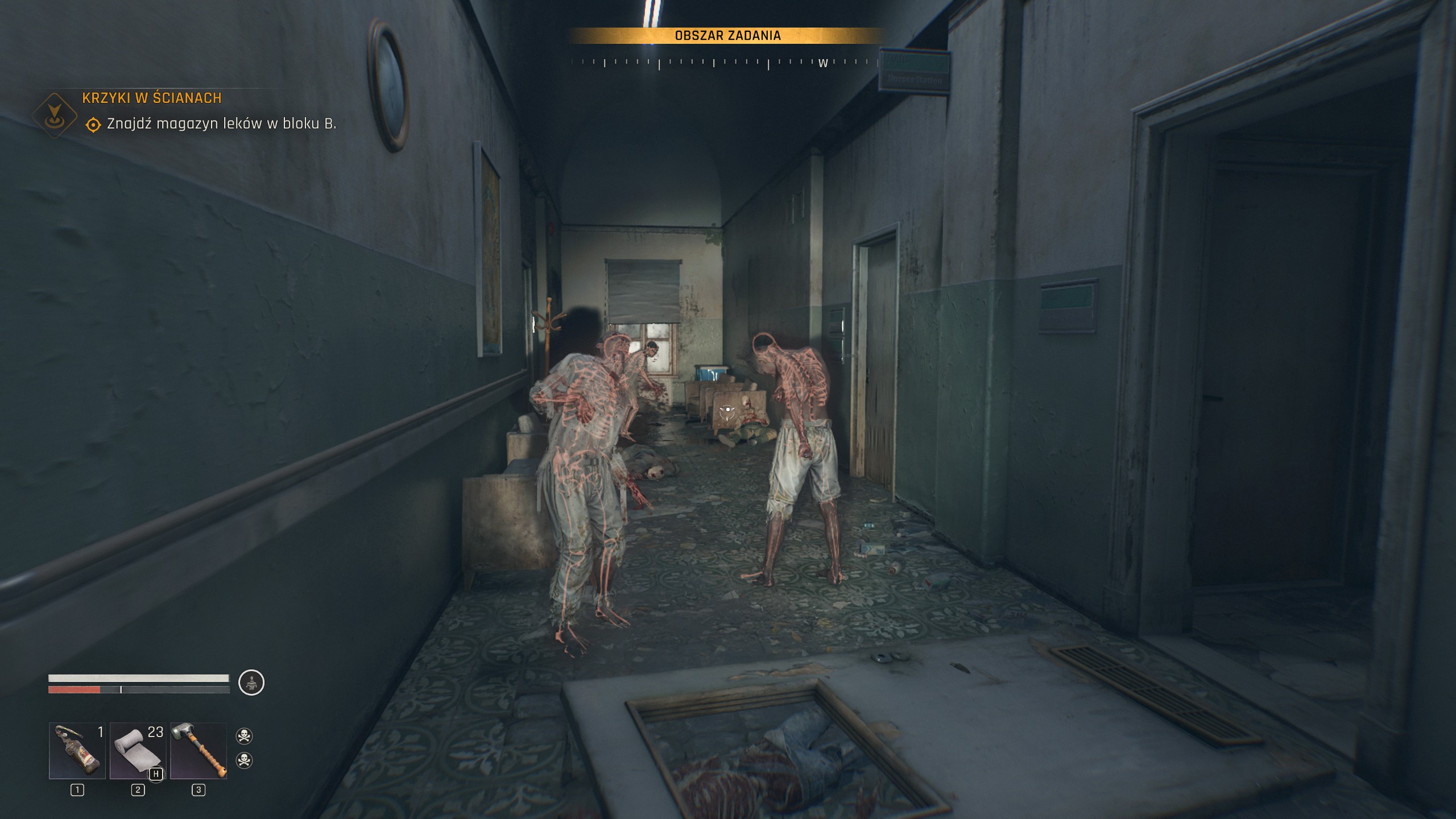 Dying Light The Beast - Krzyki w ścianach: szpital psychiatryczny, magazyn leków