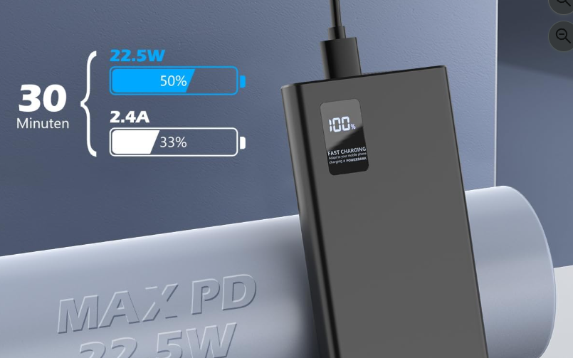 Bardzo tani powerbank z 12 000 mAh i 22,5W - za jedyne 29,89 zł!