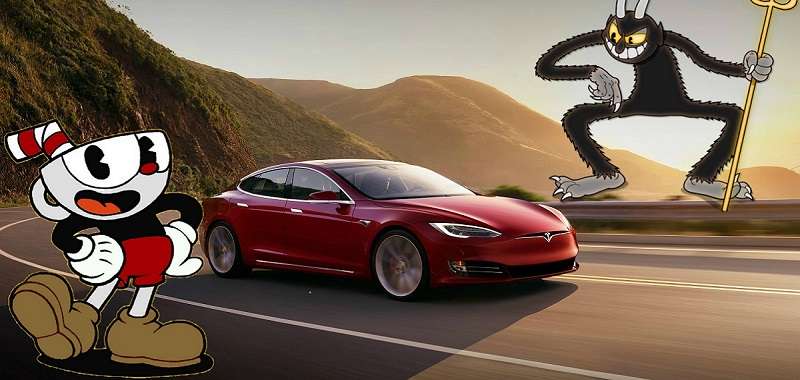 Tesla umożliwiła granie w Cupheada podczas ładowania samochodu