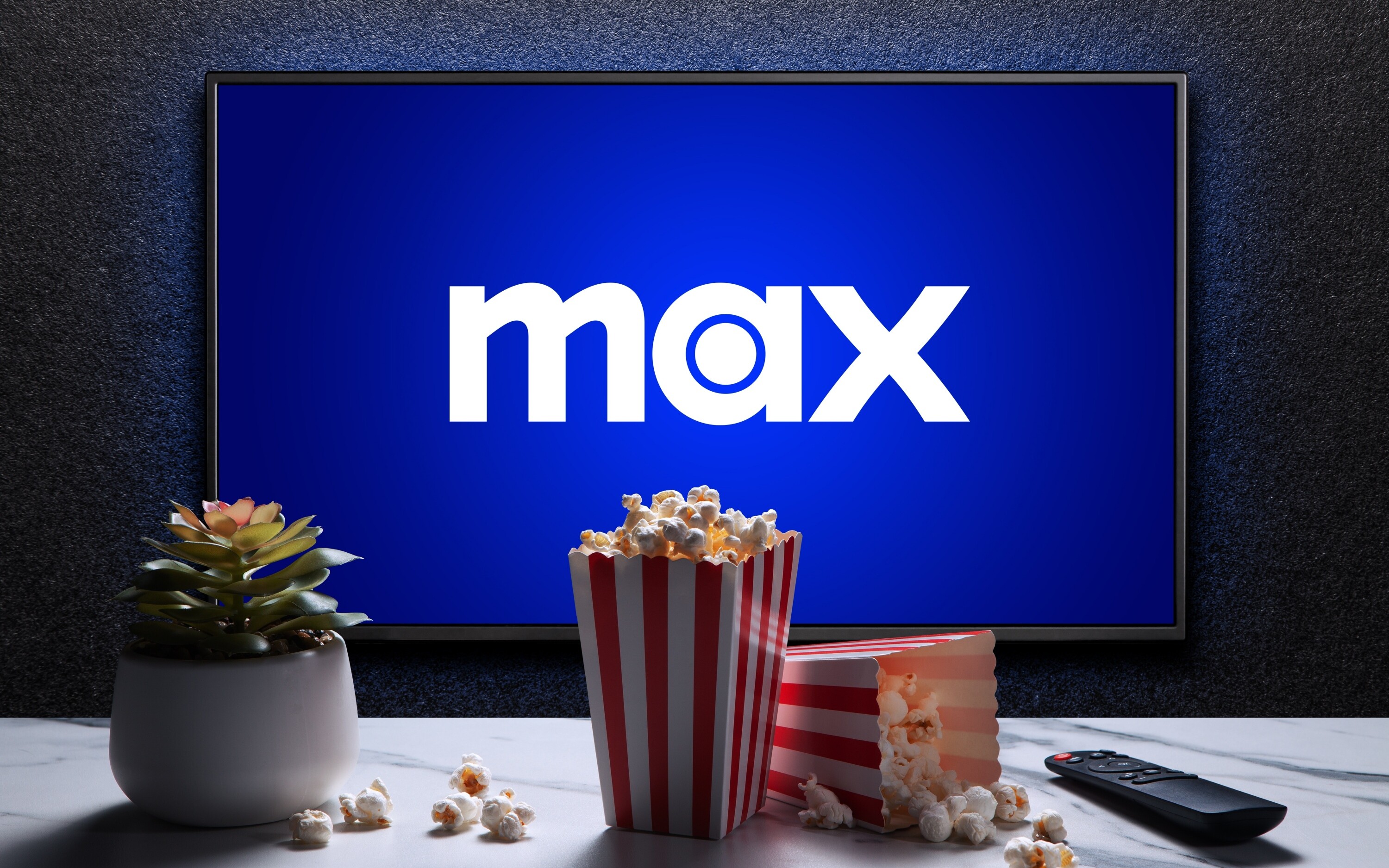MAx logo na ekranie