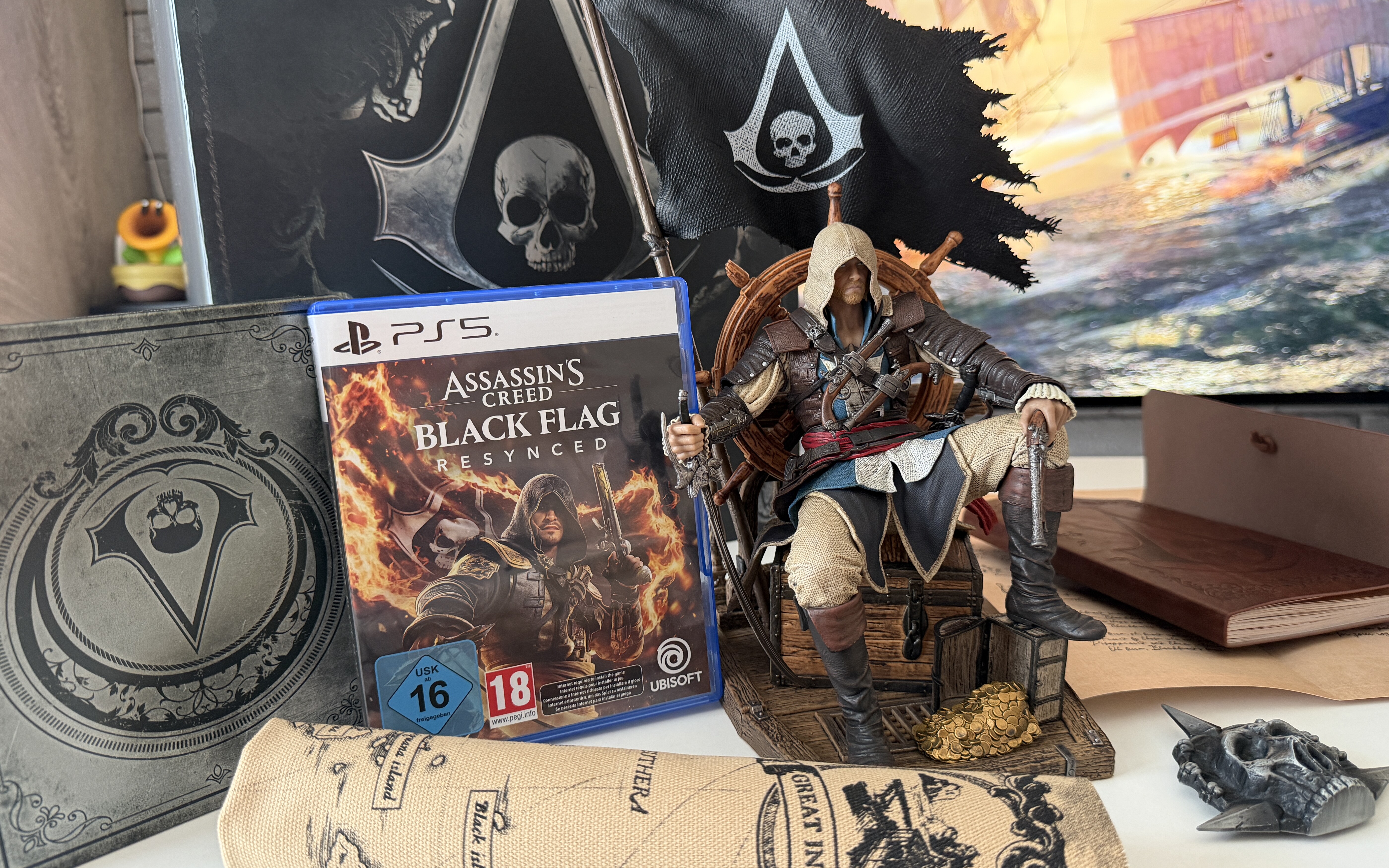 Fizyczne wydania jeszcze nie umarły! Edycja kolekcjonerska AC Black Flag Resynced zachwyca zawartością