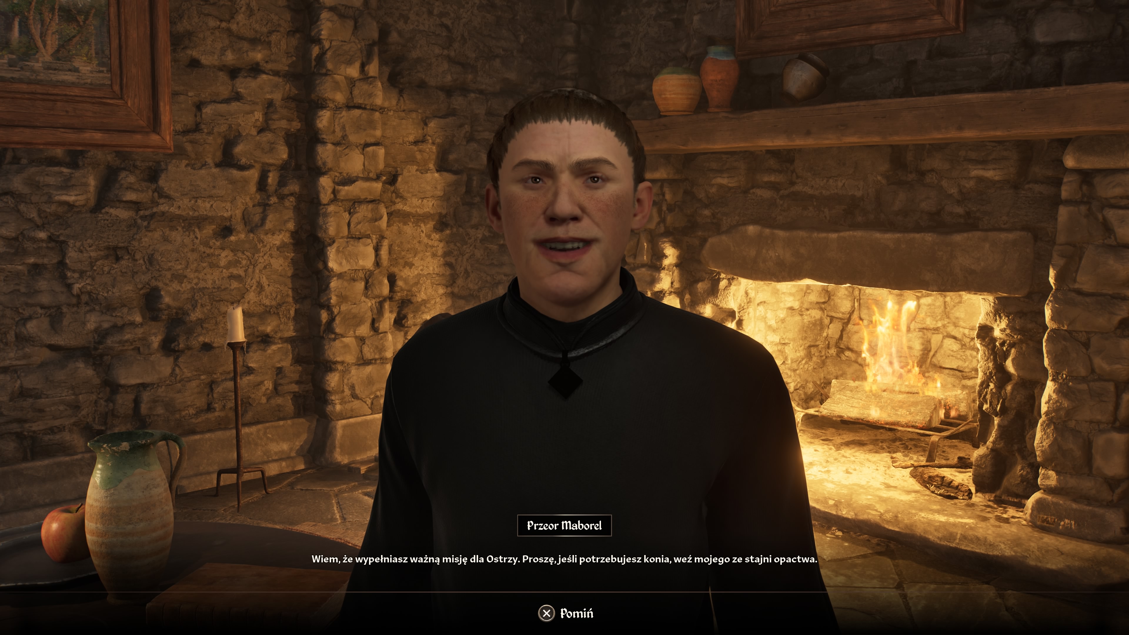 TES IV Oblivion Remastered - Dostarcz amulet: Weynon, Jauffre, Opactwo