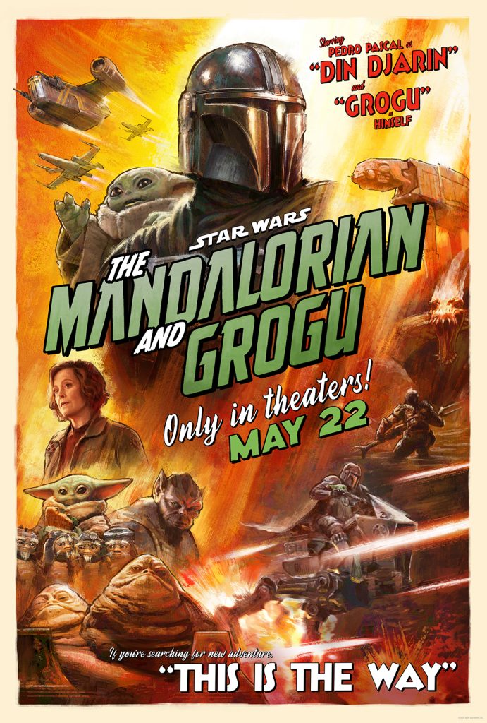The Mandalorian & Grogu - plakat z okazji pierwszego zwiastuna