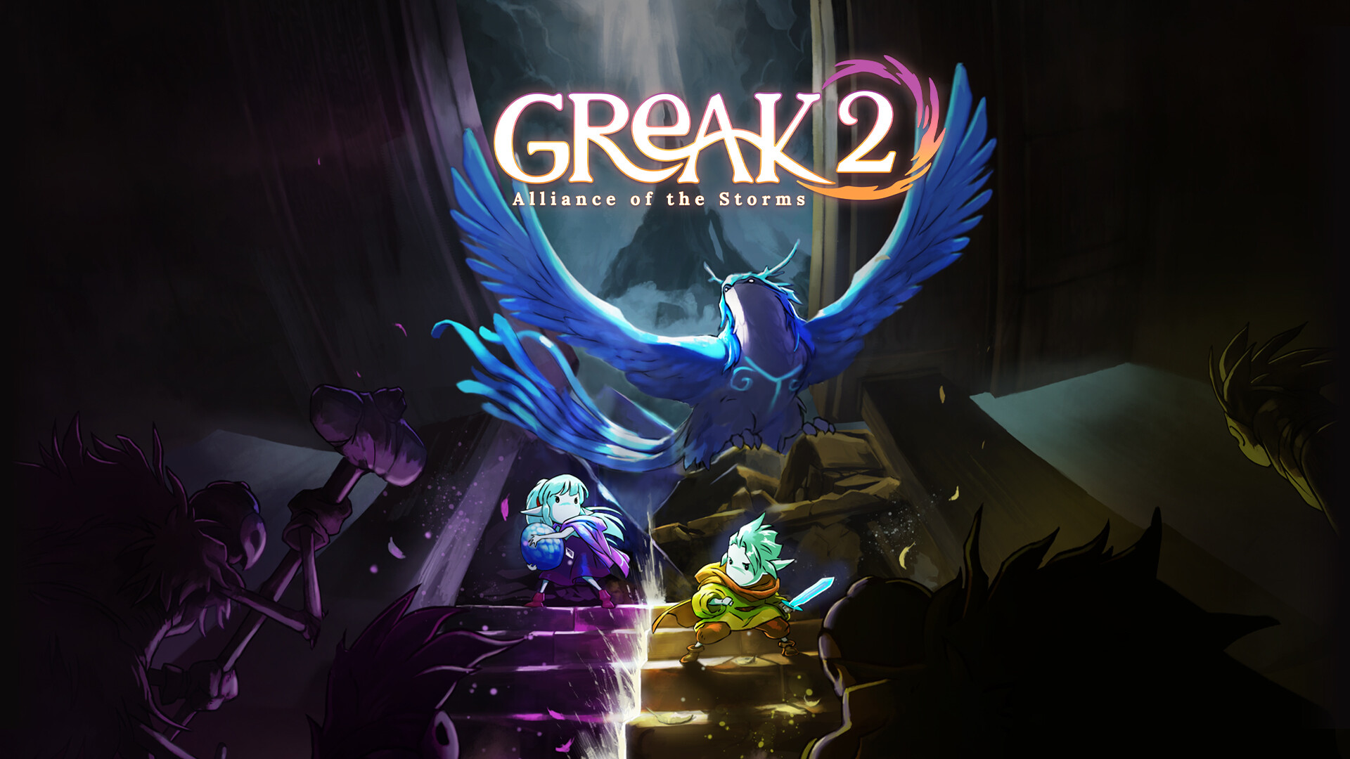 Greak 2: Alliance of the Storms zapowiedziane! Piękna metroidvania stawia na kooperację