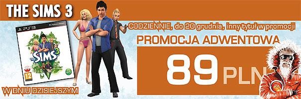 PROMOCJA ADWENTOWA: The Sims 3 tylko 89 PLN!