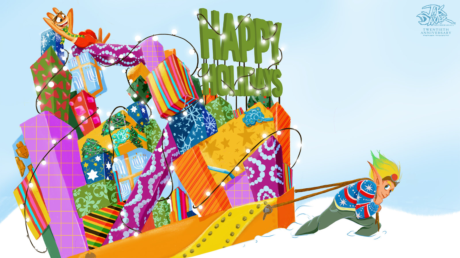 PlayStation życzy Wesołych Świąt - kartki  #1