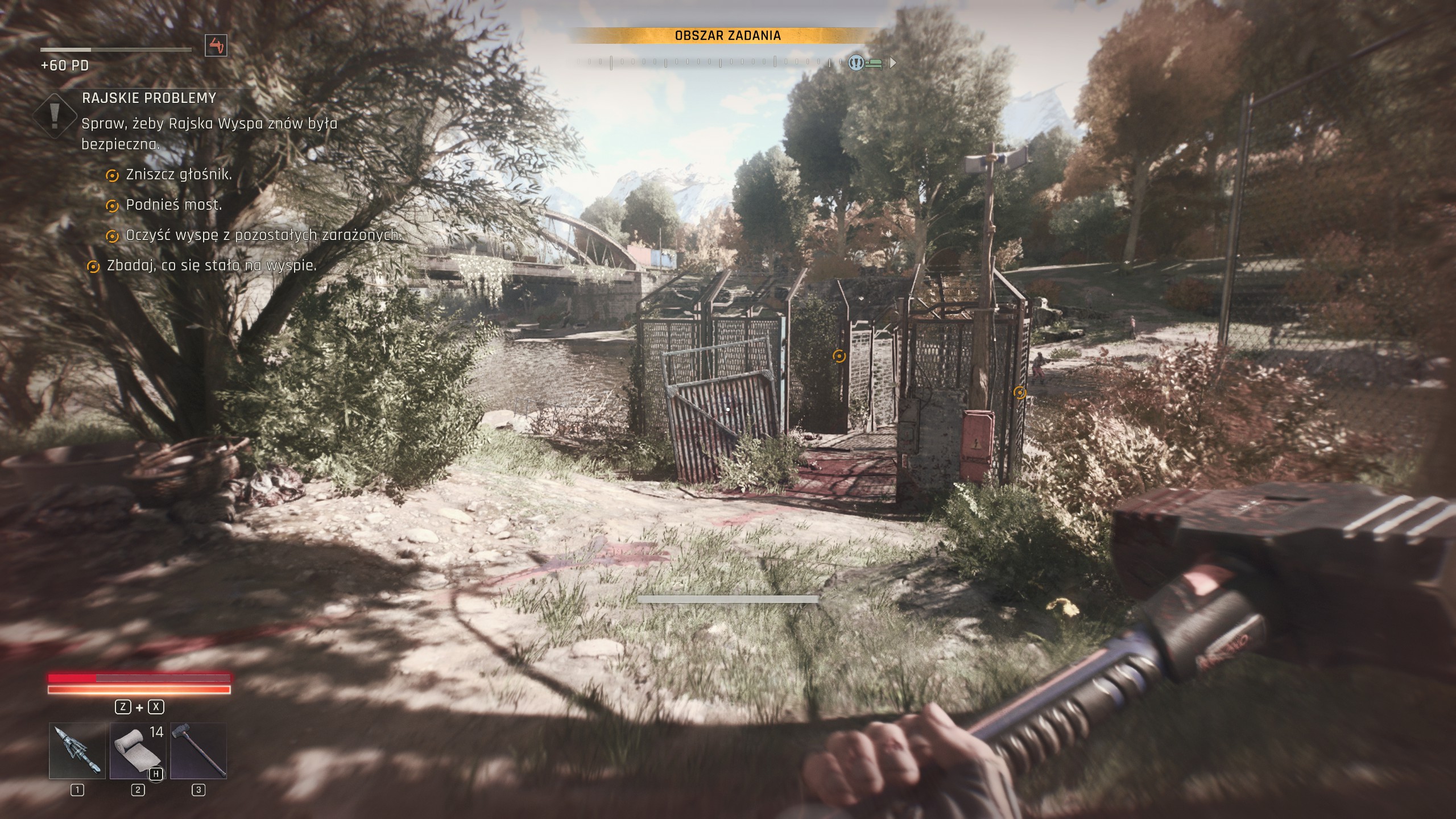 Dying Light The Beast - Rajskie problemy: Beth, Brad, Wybraniec, wyspa, światło UV, bezpiecznik, zwarcie