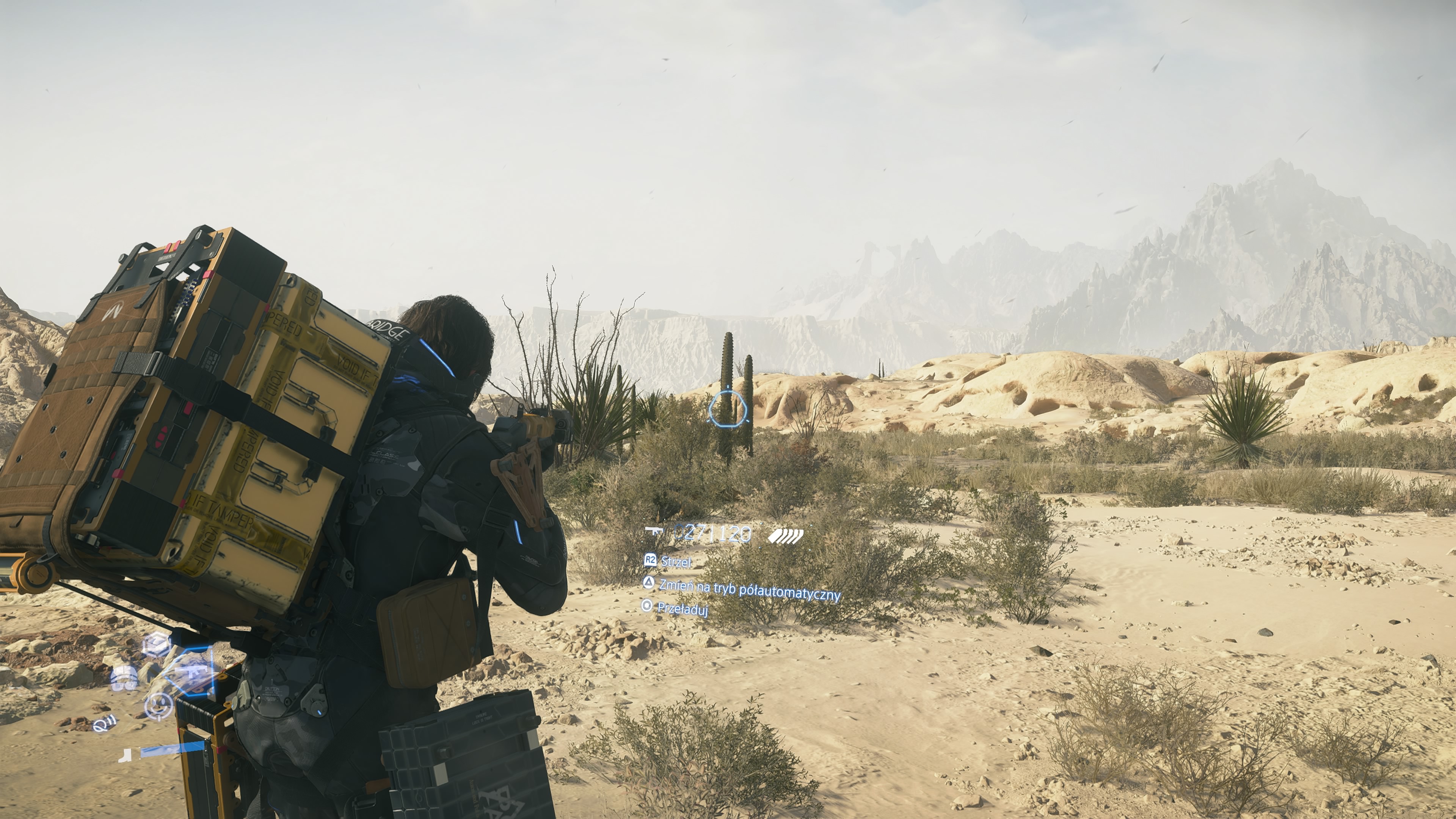 Death Stranding 2 - Zlecenie 2: Dostarcz bramę sieci chiralnej do C1, Ciudad Nudo del Norte, bandyci, broń